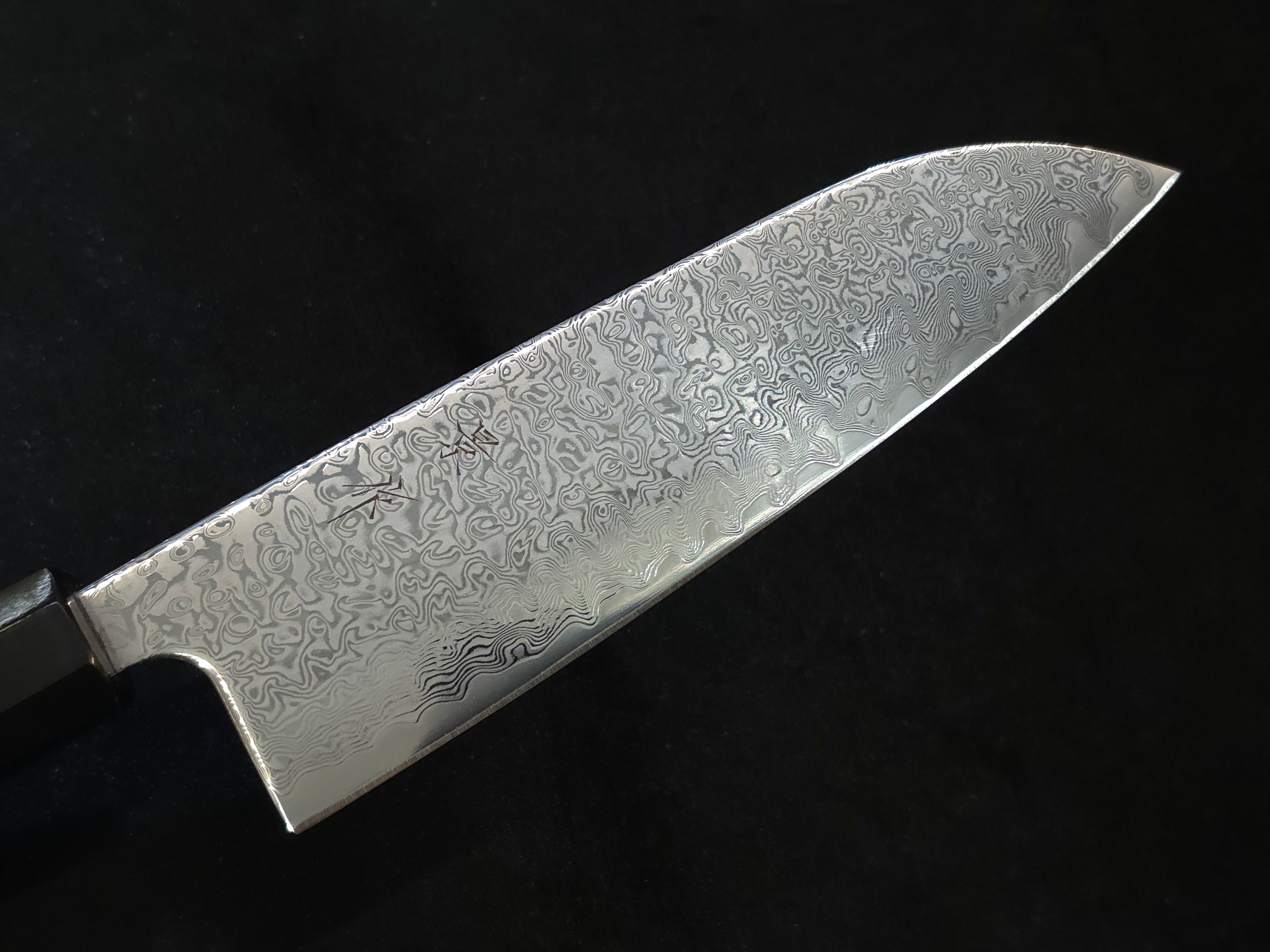 King SRS-13 Damascus Santoku 165mm