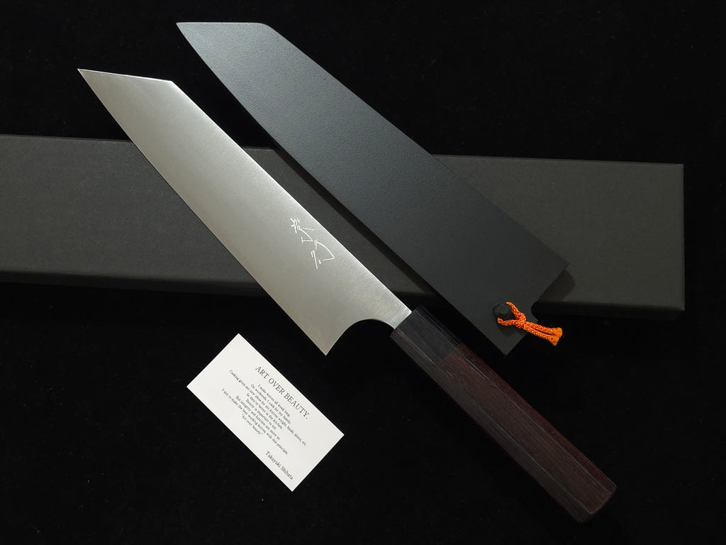 Takayuki Shibata Koutetsu SG-2 Kiritsuke Gyuto 210mm w/ Saya