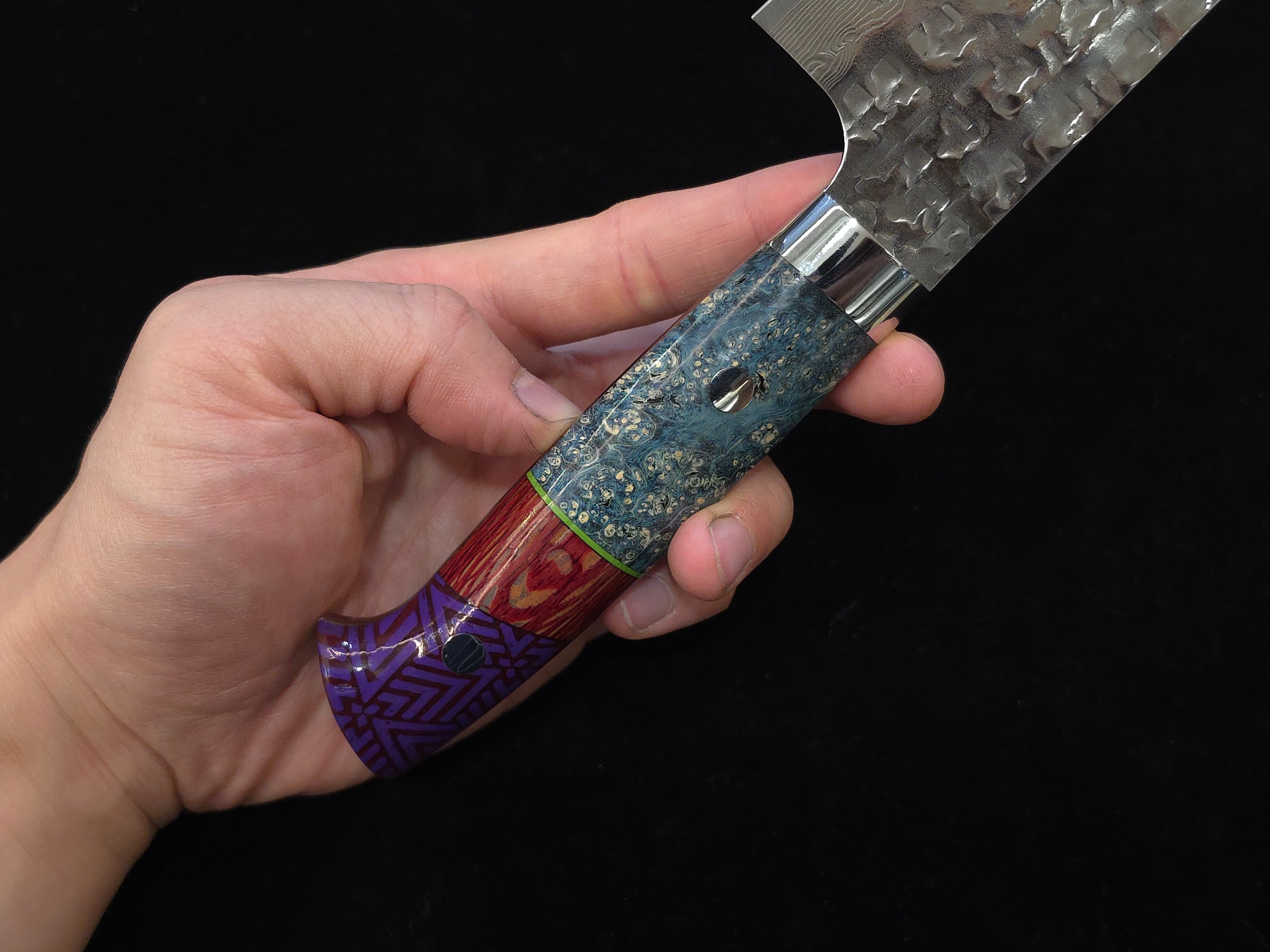 佐治武士　クロス槌目　黒打ち　vg10 牛刀270mm 佐治武士鎚目VG-10牛刀210mm – Knife Life HK