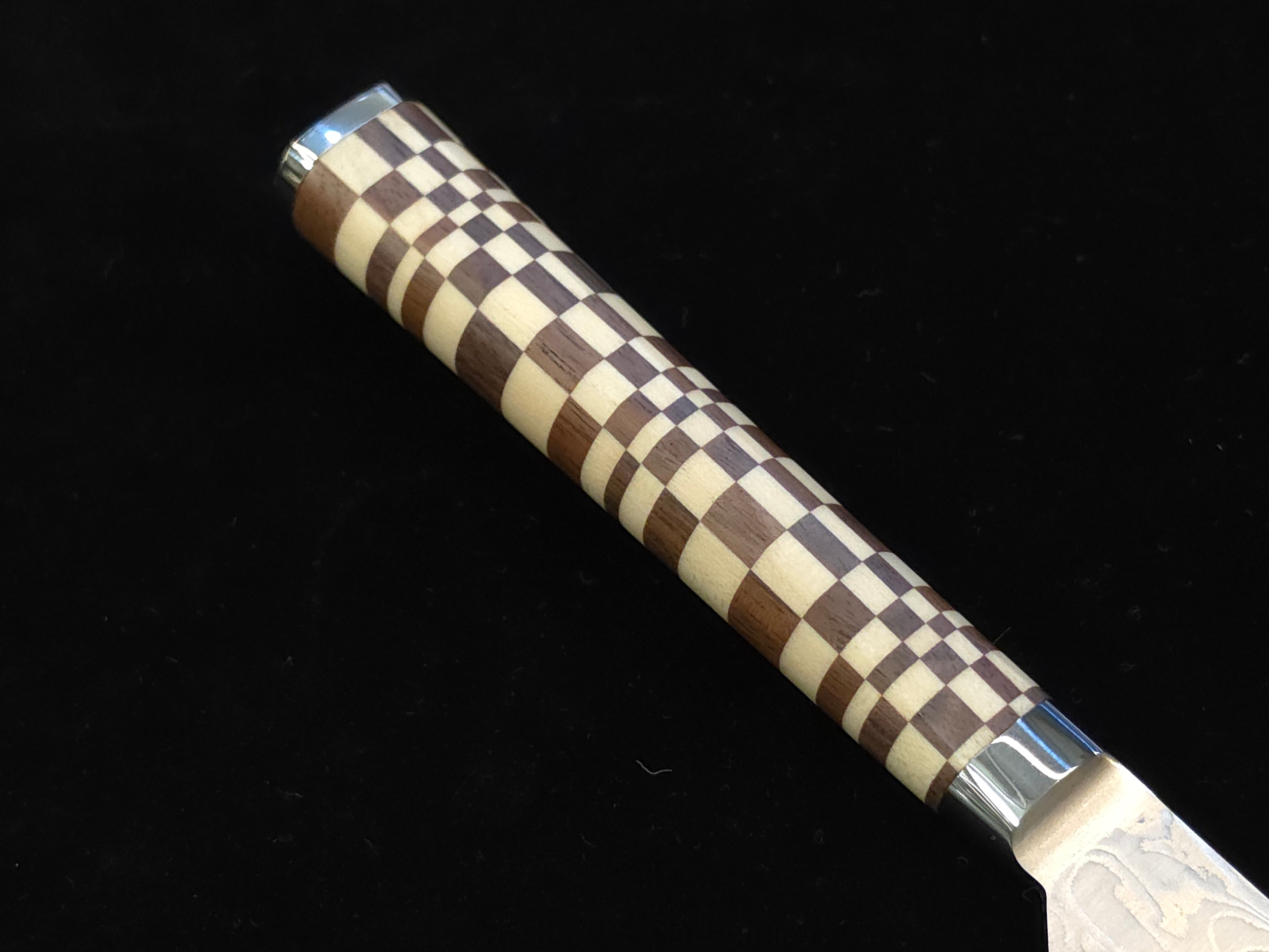 Ryusen ATS-314 Yosegi Steak Knife (Ichimatsu)