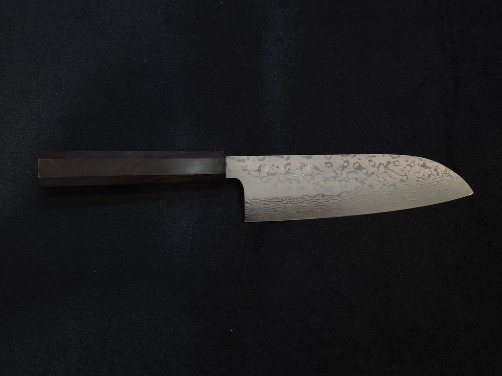 Makoto Kurosaki VG-7 Damascus Santoku 165mm