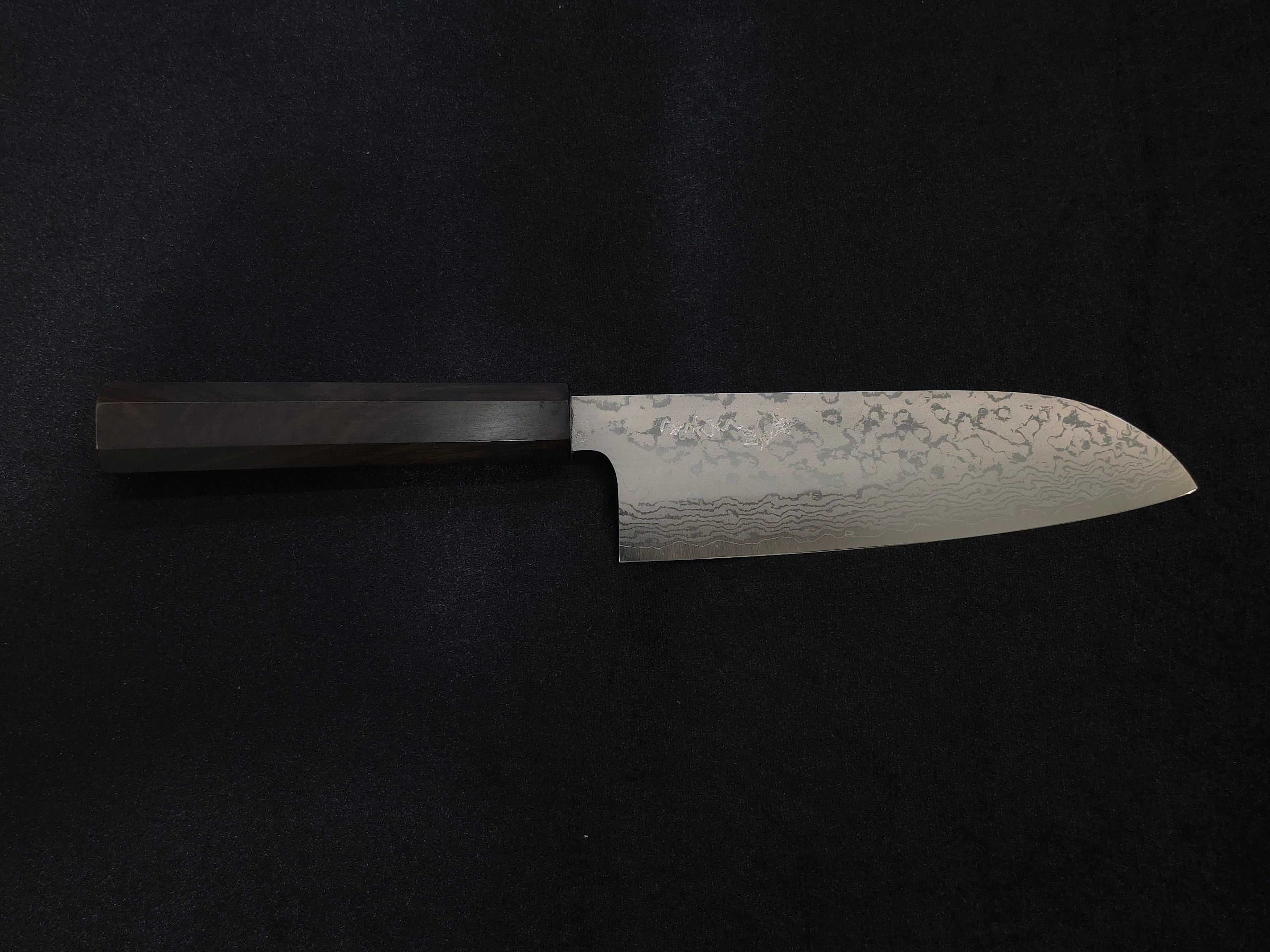 Makoto Kurosaki VG-7 Damascus Santoku 165mm