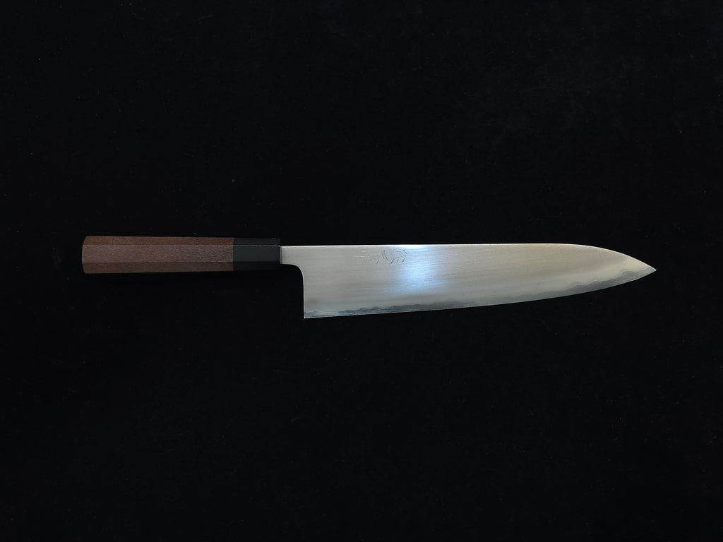 涌井聡宏白二鋼牛刀240mm(龍鱗木手柄)