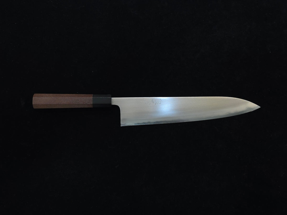 涌井聡宏白二鋼牛刀240mm(龍鱗木手柄)