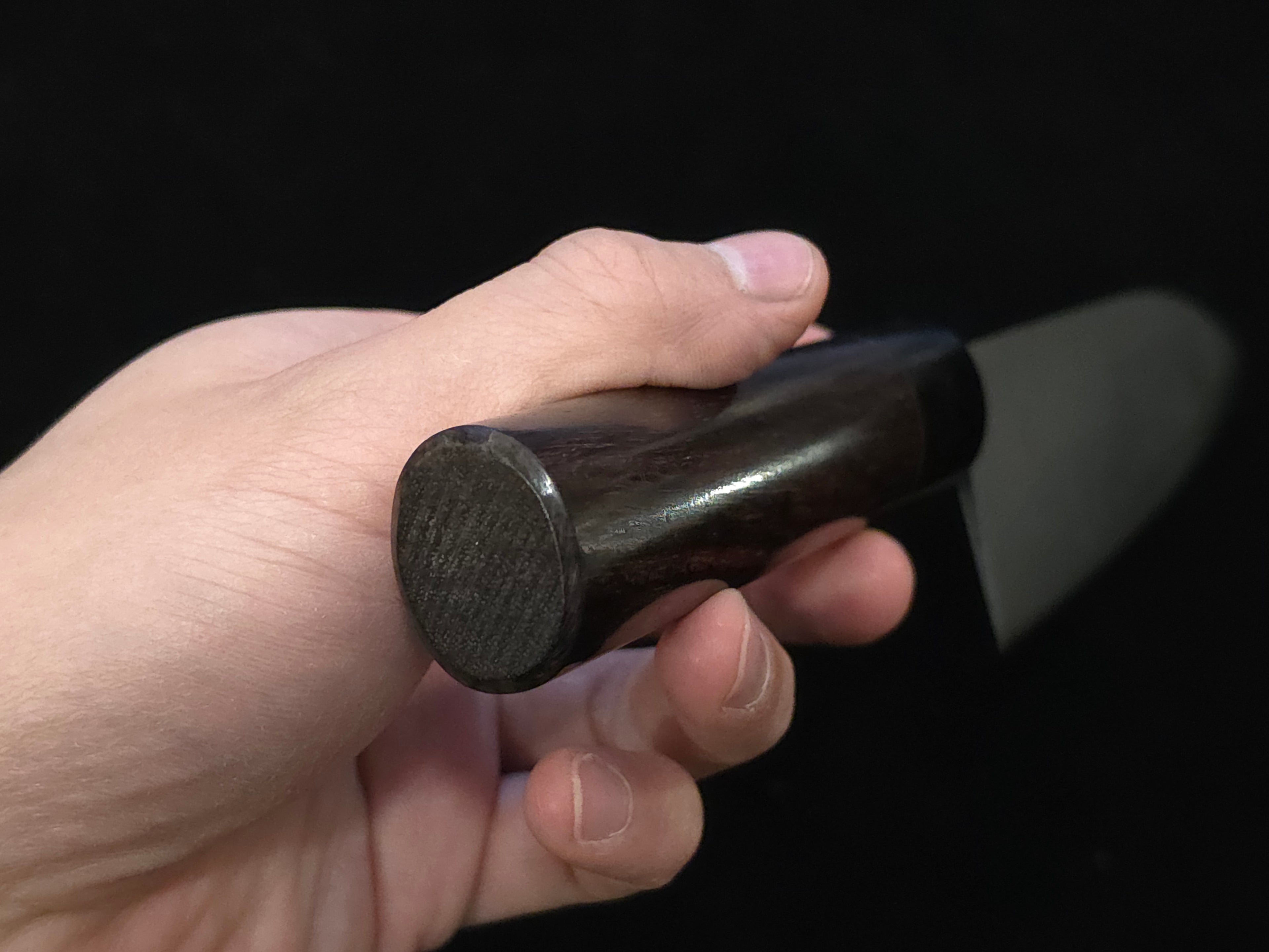 梶原務青二墨流牛刀180mm