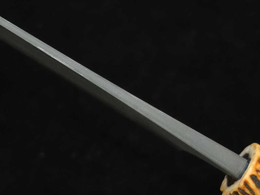 Naoki Mazaki Beads Damascus Shirogami 1 Sujihiki 300mm